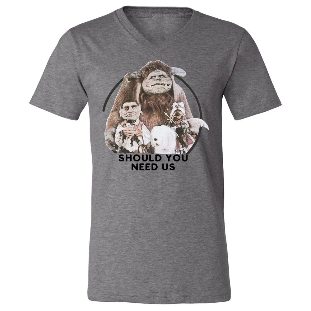 Unisex V-Neck T-Shirt - THA13UGY - Deep Heather - 13