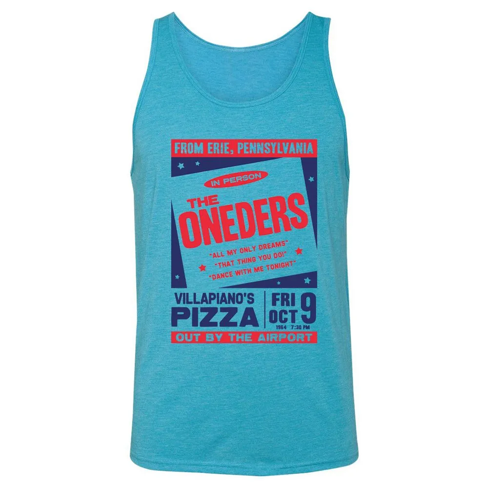 Unisex Jersey Tank - V2W6E9W3 - Aqua Triblend - 3