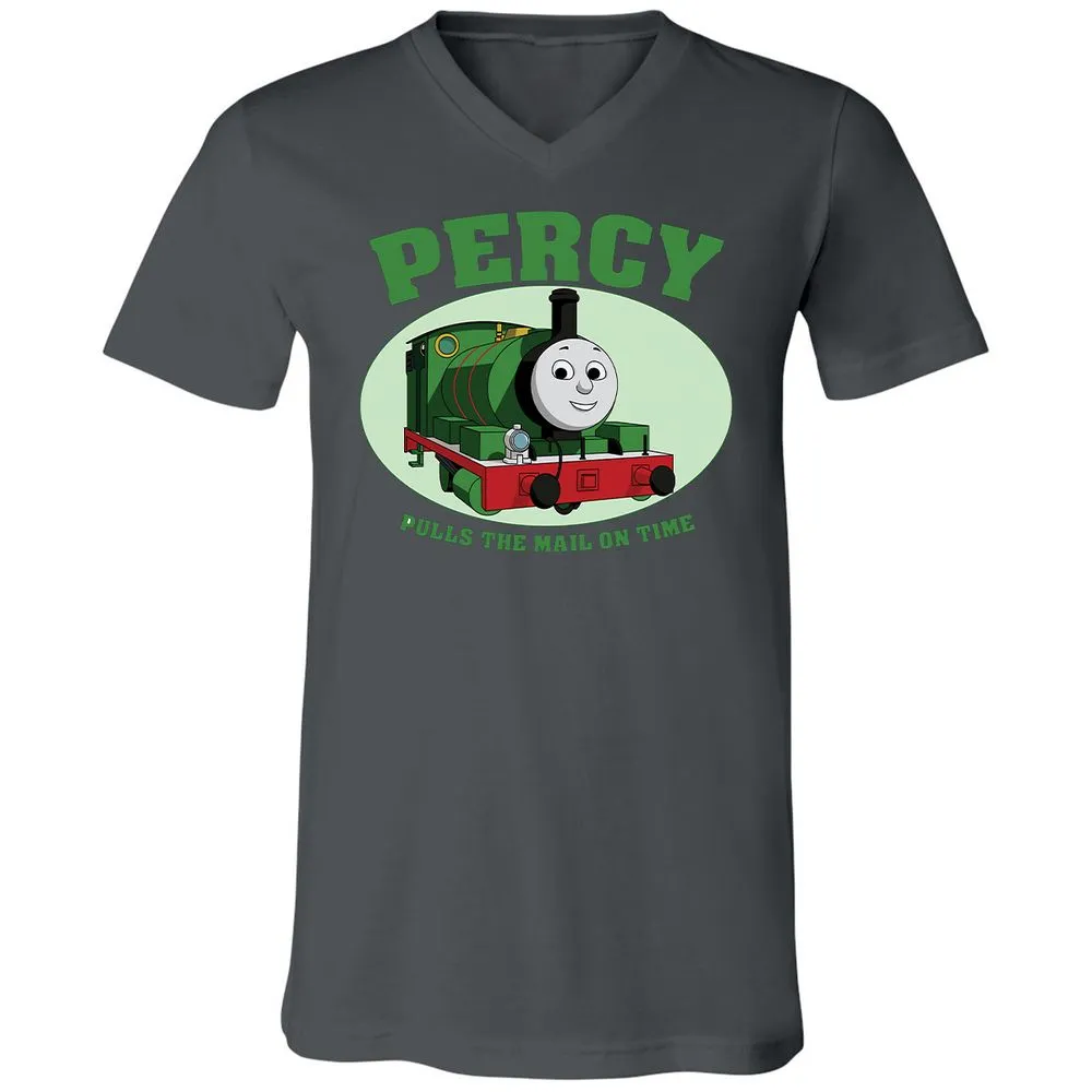 Unisex V-Neck T-Shirt - W9Q8D4HG - Asphalt - 12