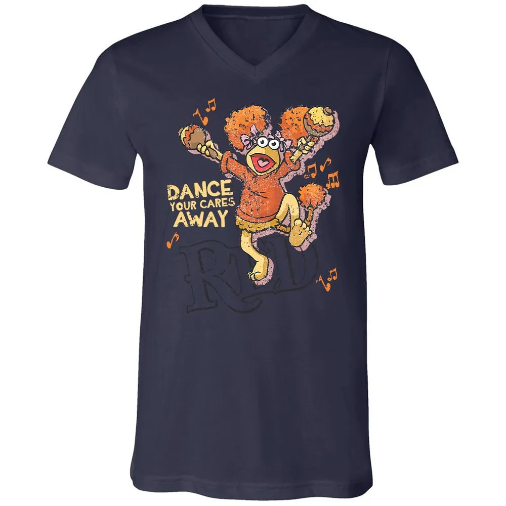 Unisex V-Neck T-Shirt - TD1P91WM - Navy - 9