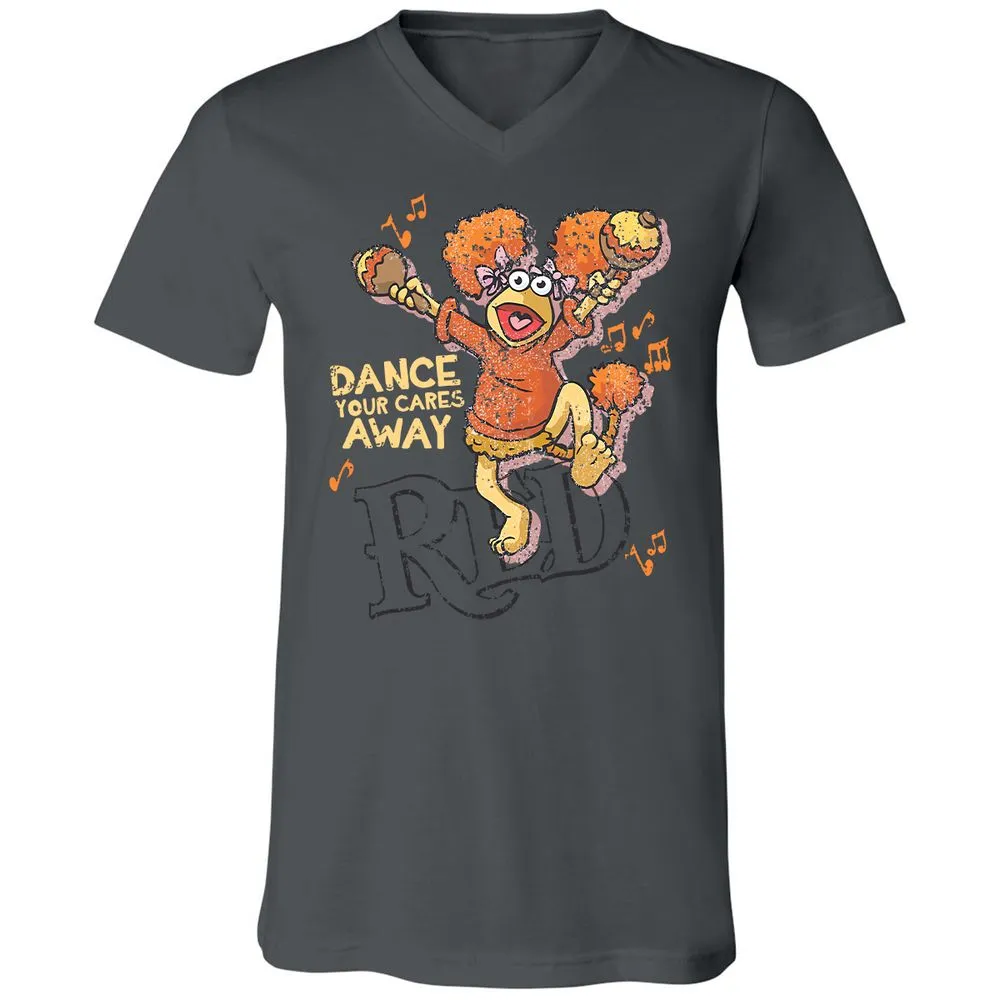 Unisex V-Neck T-Shirt - TD1P91WM - Asphalt - 12