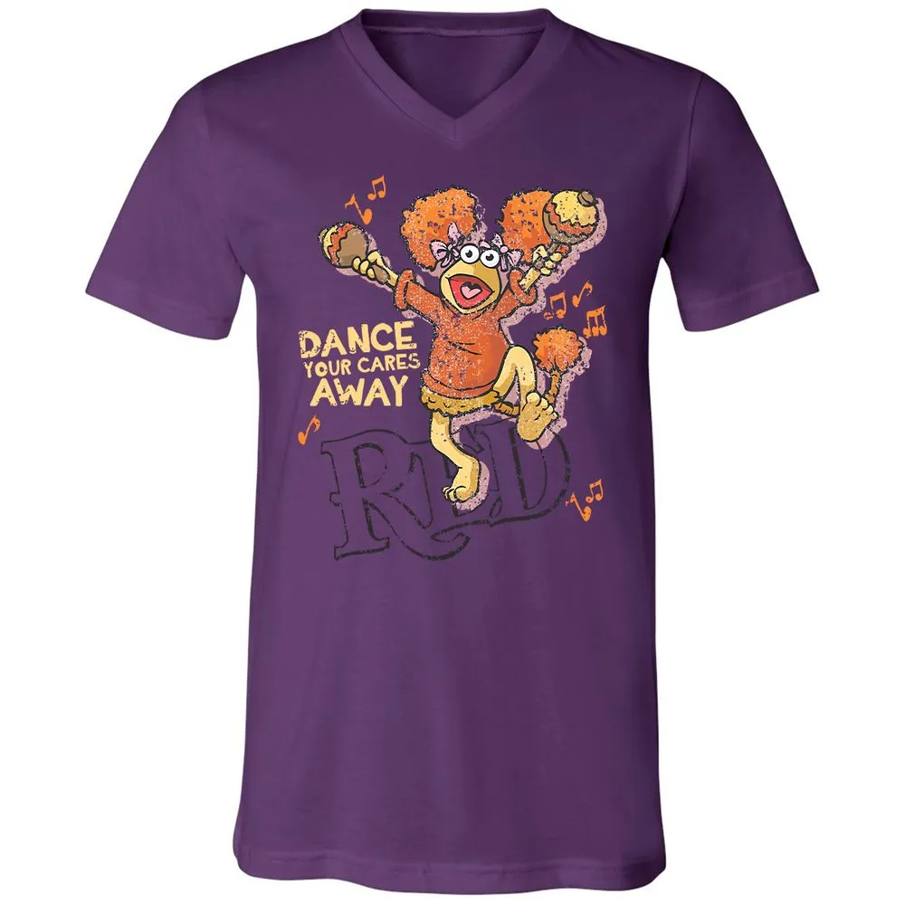 Unisex V-Neck T-Shirt - TD1P91WM - Team Purple - 2