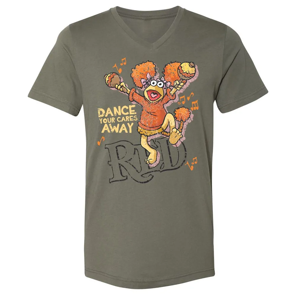 Unisex V-Neck T-Shirt - TD1P91WM - Military Green - 10