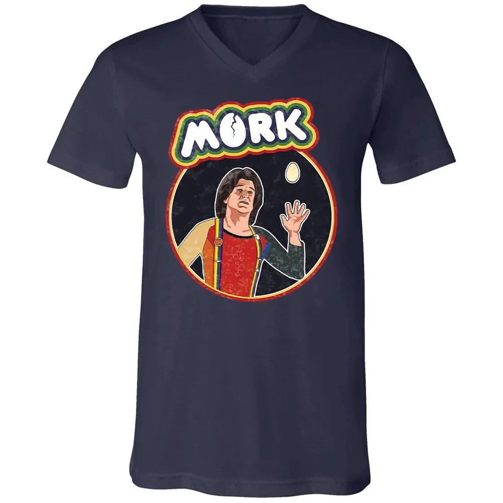 Unisex V-Neck T-Shirt - LWM9SJV7 - Navy - 9