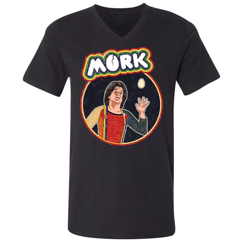 Unisex V-Neck T-Shirt - LWM9SJV7 - Black - 16