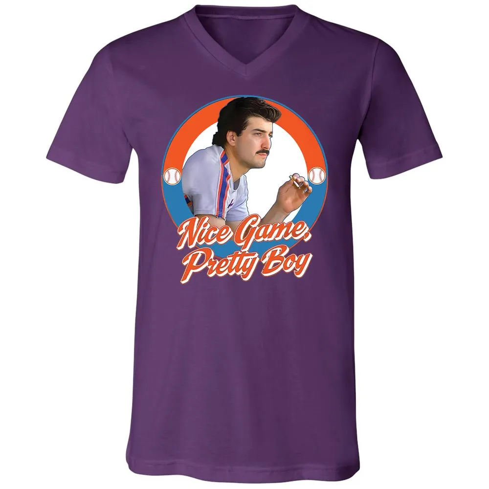 Unisex V-Neck T-Shirt - 3TDPR7XC - Team Purple - 2