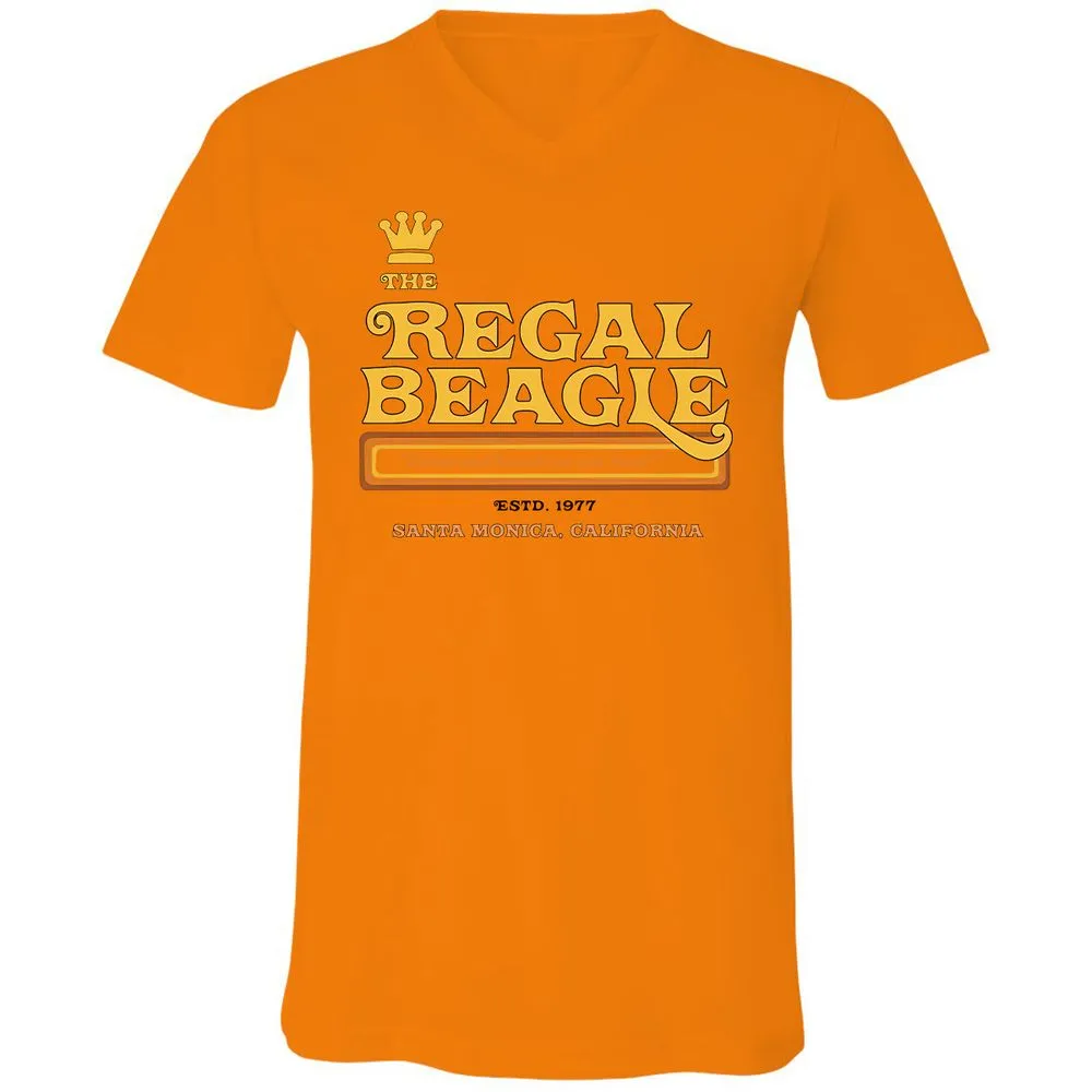 Unisex V-Neck T-Shirt - WSK2H34M - Orange - 11