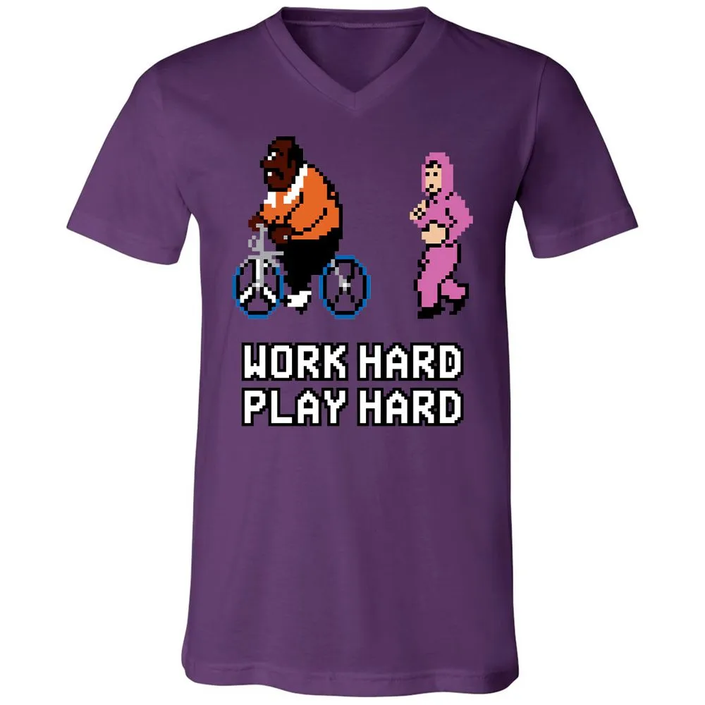 Unisex V-Neck T-Shirt - 1H75NU29 - Team Purple - 2