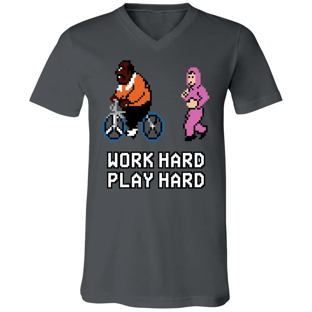 Unisex V-Neck T-Shirt - 1H75NU29 - Asphalt - 12
