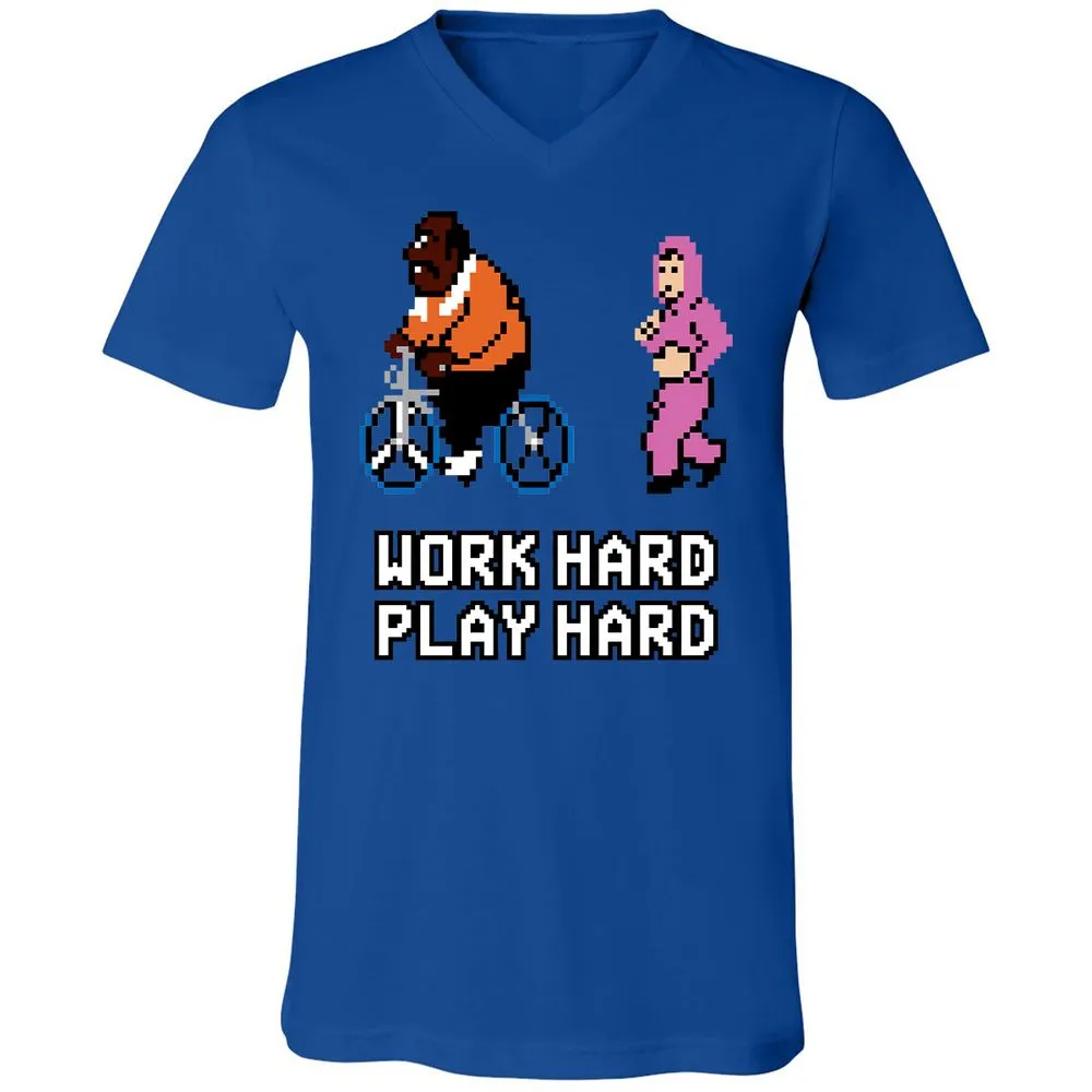 Unisex V-Neck T-Shirt - 1H75NU29 - True Royal - 4