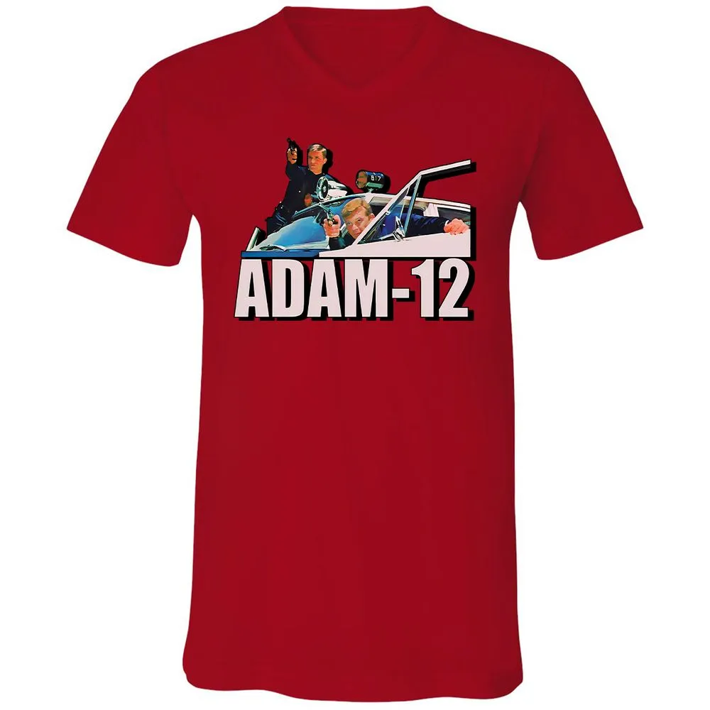 Unisex V-Neck T-Shirt - 64ECNBFA - Red - 3