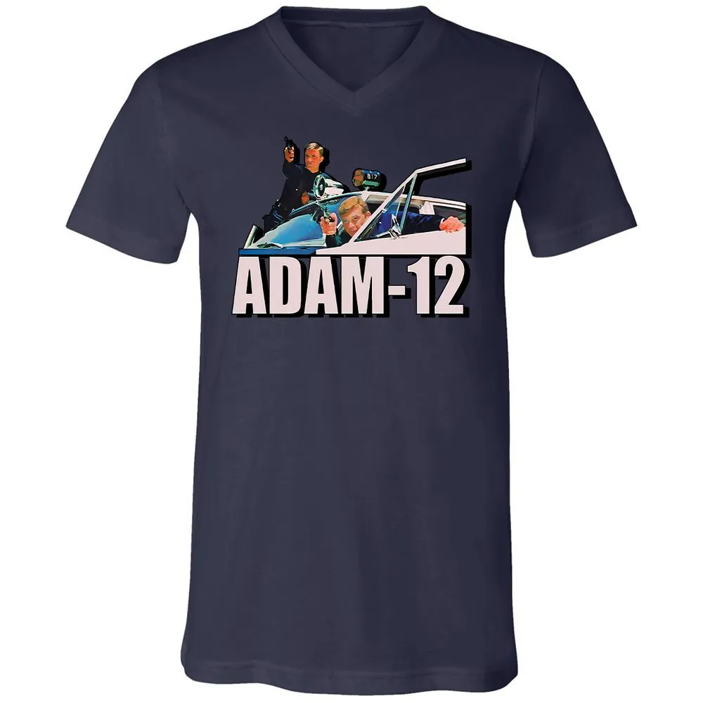 Unisex V-Neck T-Shirt - 64ECNBFA - Navy - 9