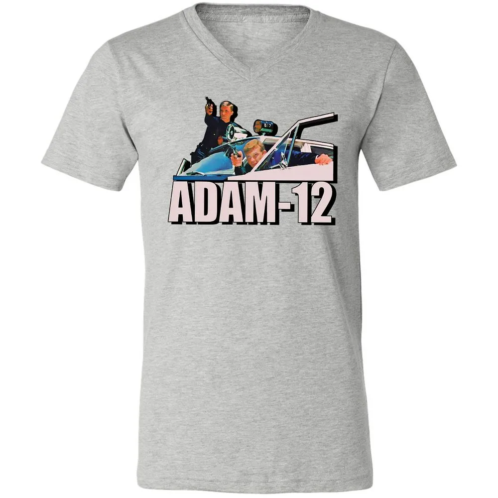 Unisex V-Neck T-Shirt - 64ECNBFA - Athletic Heather - 7