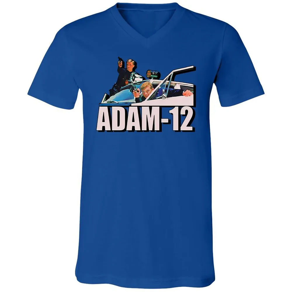 Unisex V-Neck T-Shirt - 64ECNBFA - True Royal - 4