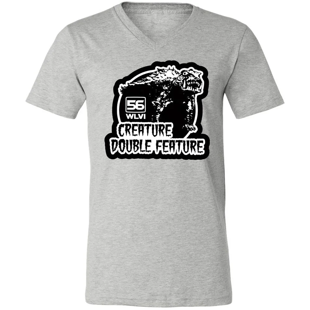 Unisex V-Neck T-Shirt - XCKNQ73Q - Athletic Heather - 7
