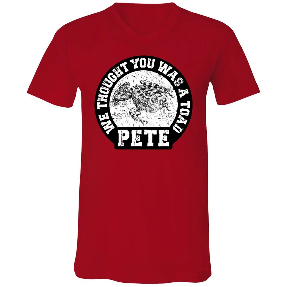 Unisex V-Neck T-Shirt - 8X51TJ2E - Red - 3