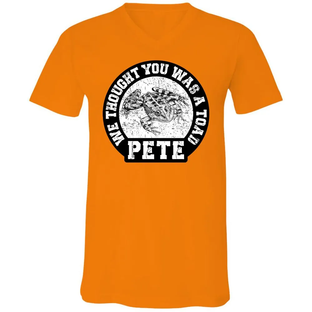 Unisex V-Neck T-Shirt - 8X51TJ2E - Orange - 11