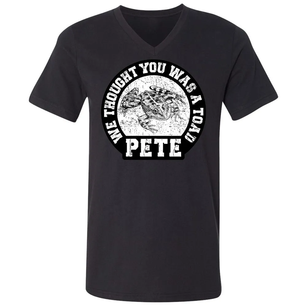 Unisex V-Neck T-Shirt - 8X51TJ2E - Black - 16