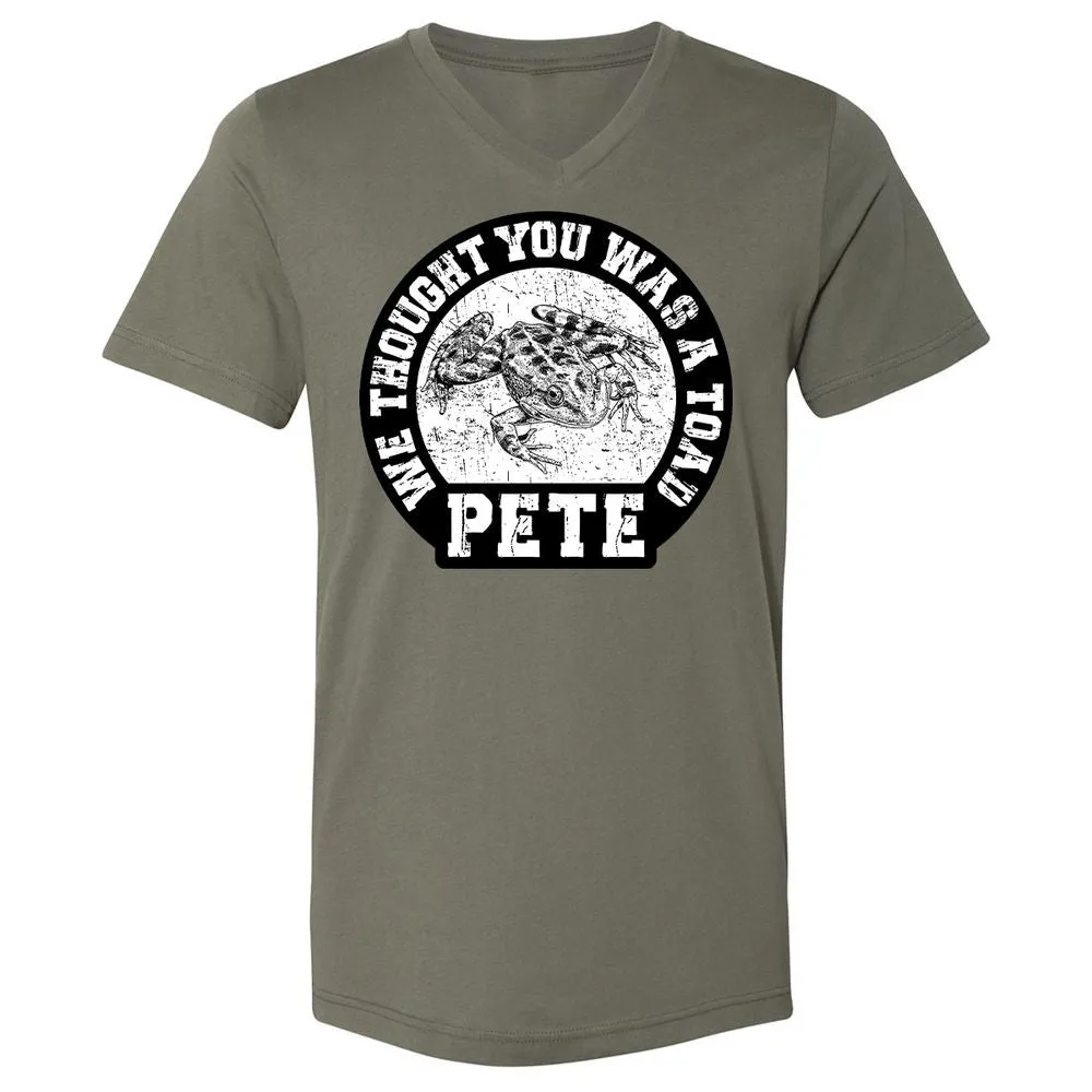 Unisex V-Neck T-Shirt - 8X51TJ2E - Military Green - 10