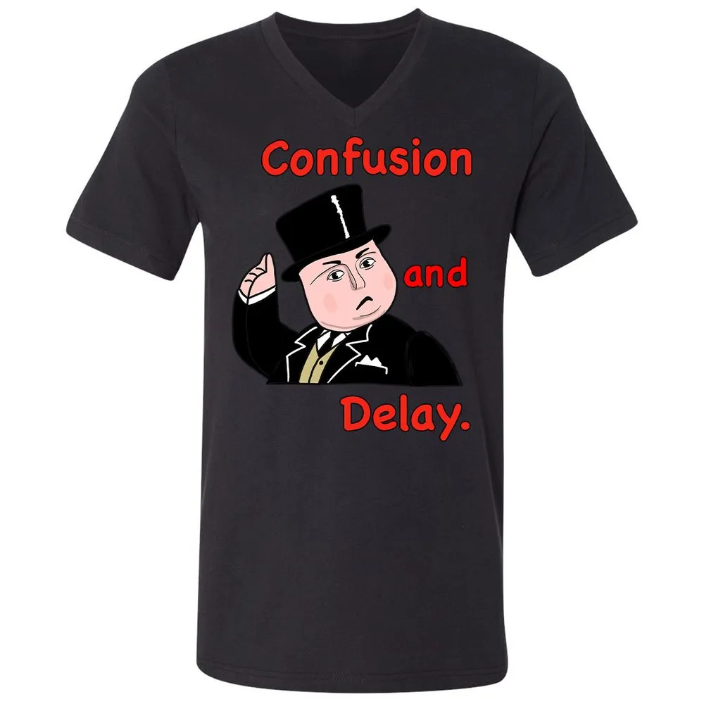 Unisex V-Neck T-Shirt - T8TULKK4 - Black - 16