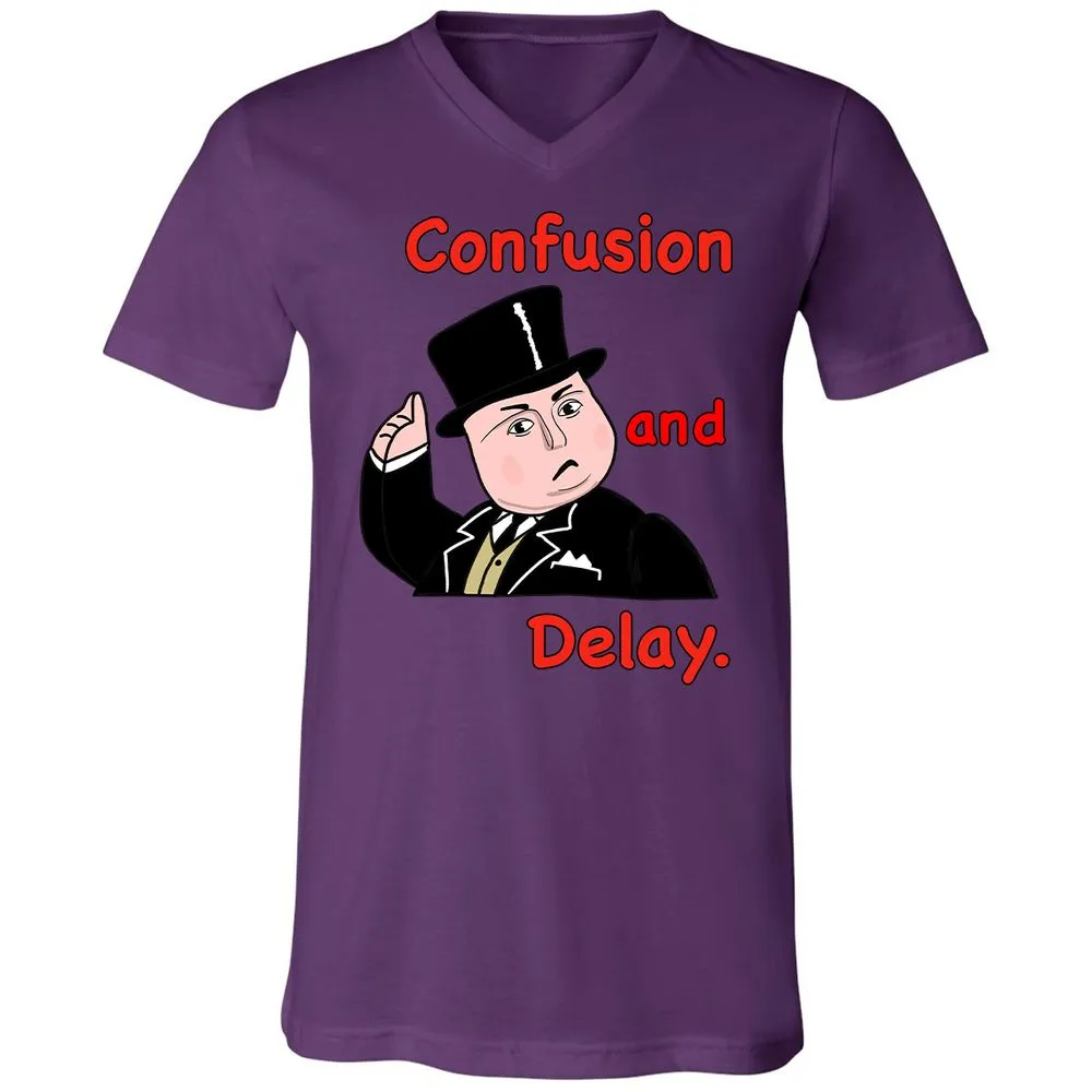 Unisex V-Neck T-Shirt - T8TULKK4 - Team Purple - 2
