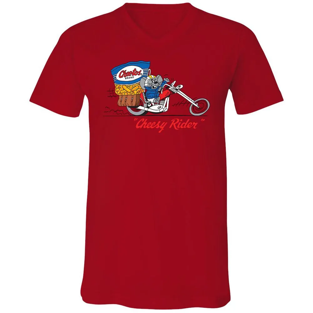 Unisex V-Neck T-Shirt - DQSQHPXT - Red - 3