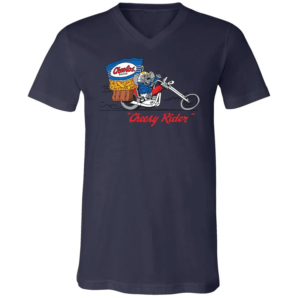 Unisex V-Neck T-Shirt - DQSQHPXT - Navy - 9