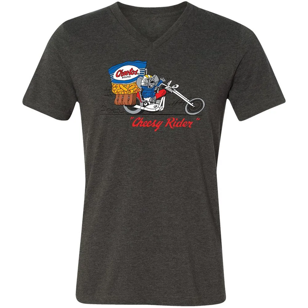 Unisex V-Neck T-Shirt - DQSQHPXT - Dark Grey Heather - 8