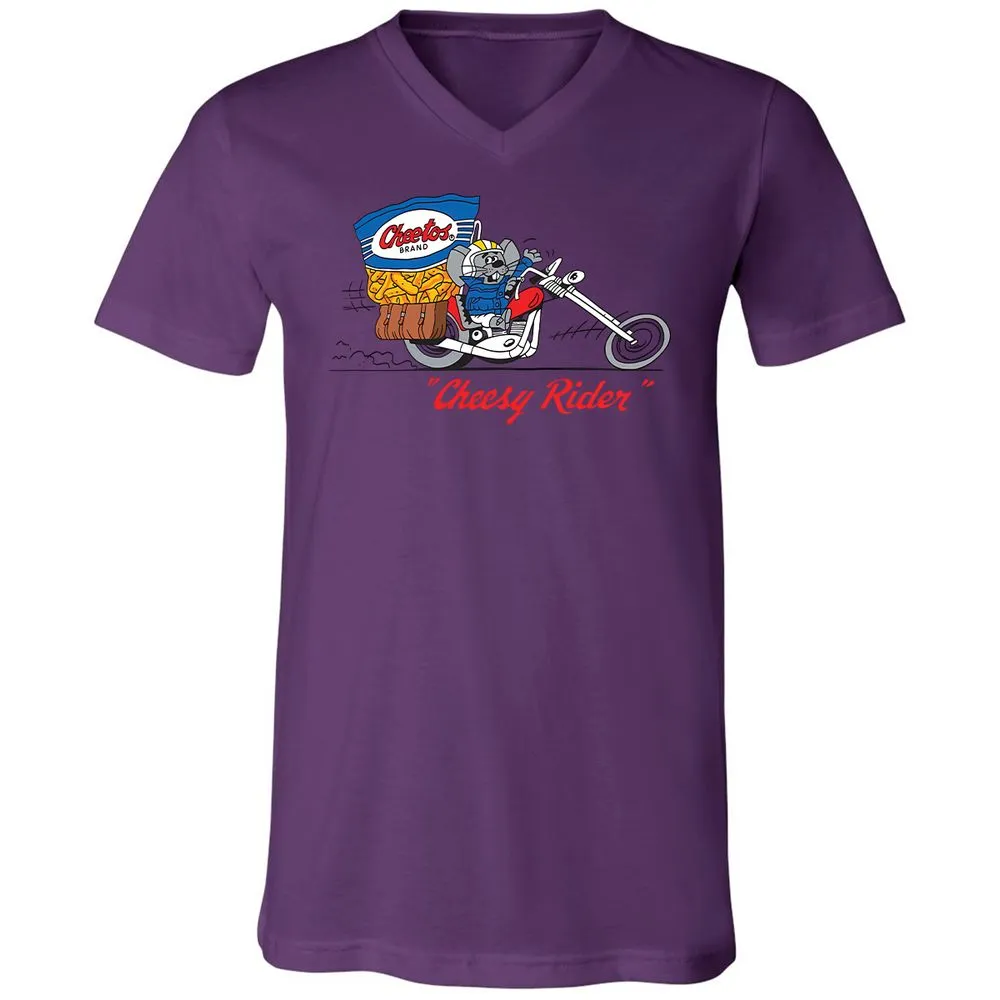 Unisex V-Neck T-Shirt - DQSQHPXT - Team Purple - 2