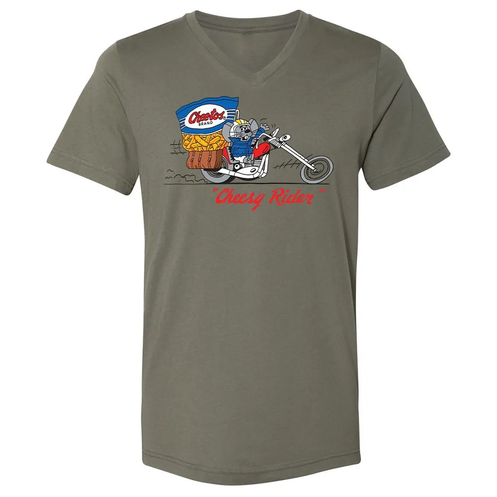 Unisex V-Neck T-Shirt - DQSQHPXT - Military Green - 10