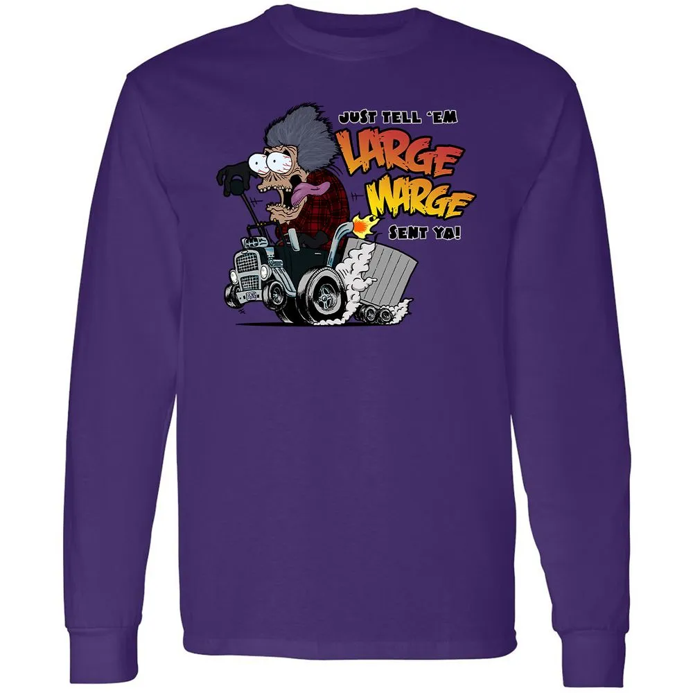 Long Sleeve T-Shirt - 6ESRHJCR - Purple - 13