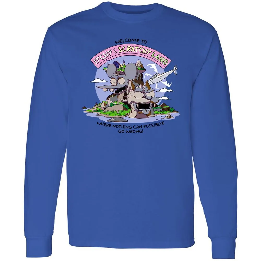 Long Sleeve T-Shirt - 8DS25QPC - Royal - 4