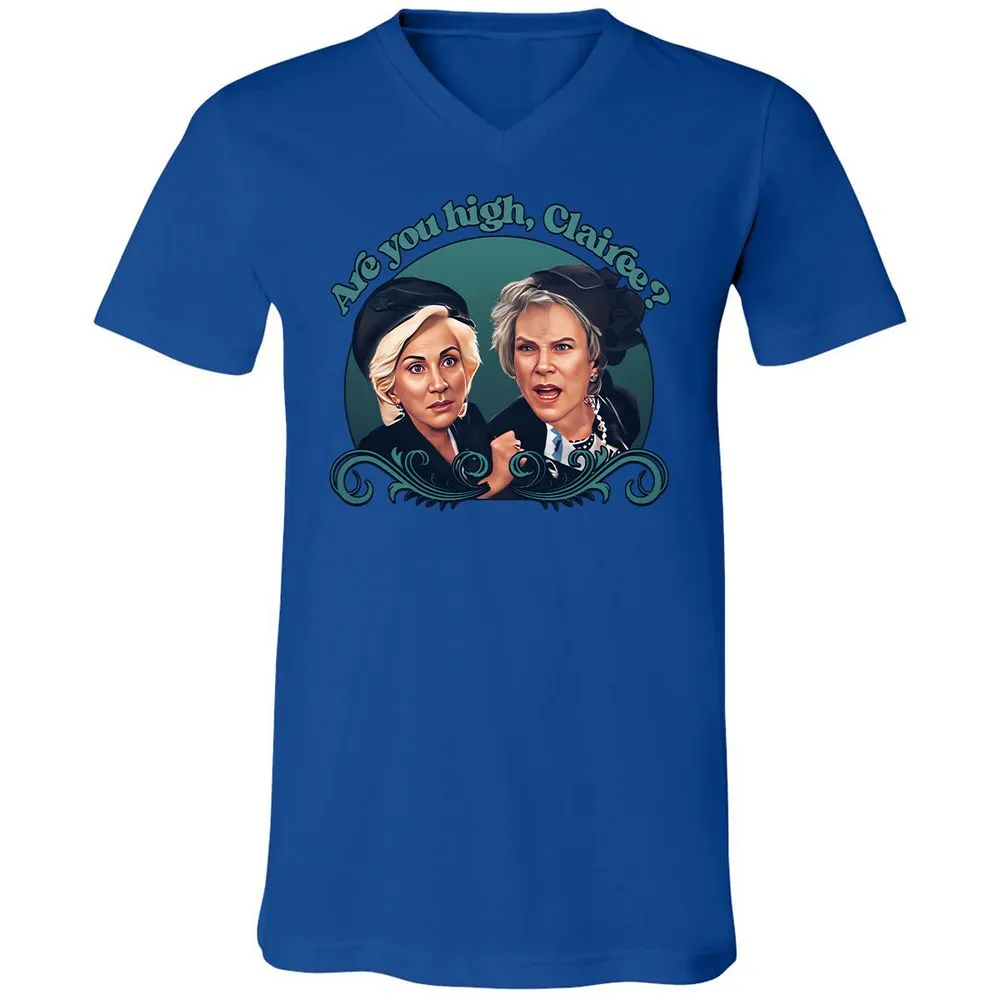 Unisex V-Neck T-Shirt - Q7DRMYXD - True Royal - 4