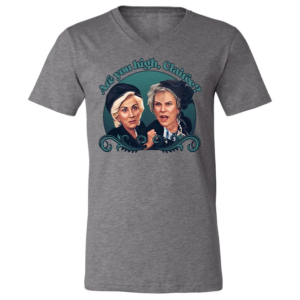 Unisex V-Neck T-Shirt - Q7DRMYXD - Deep Heather - 13