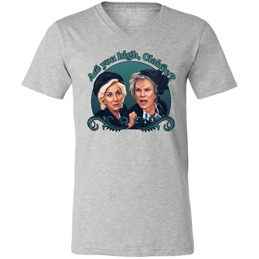 Unisex V-Neck T-Shirt - Q7DRMYXD - Athletic Heather - 7