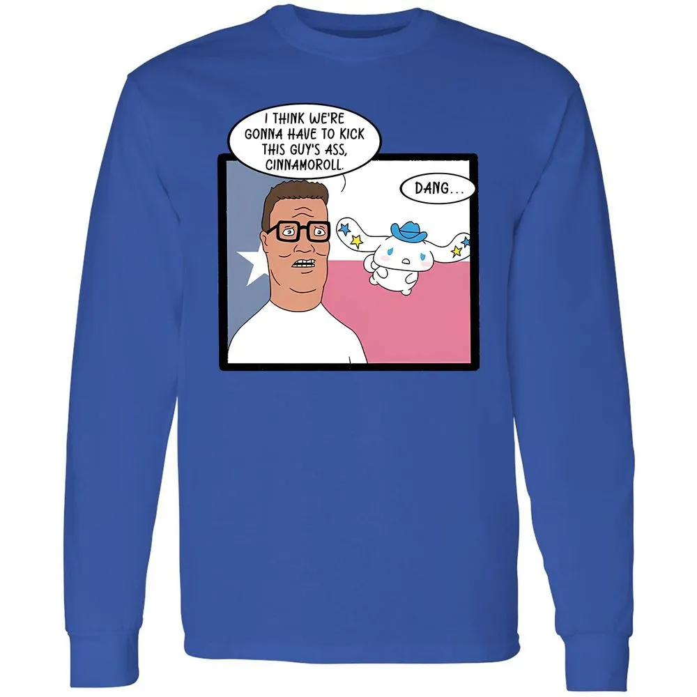Long Sleeve T-Shirt - 7QHU6Z2X - Royal - 4