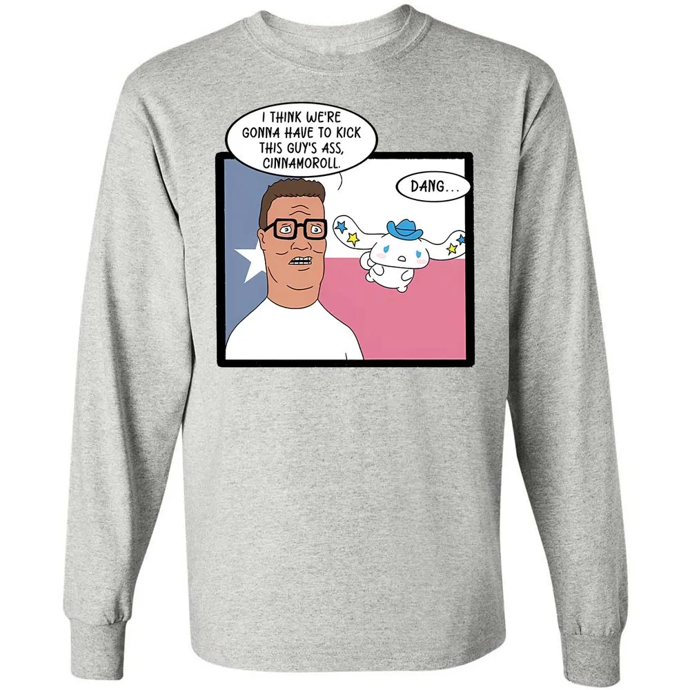 Long Sleeve T-Shirt - 7QHU6Z2X - Ash - 5