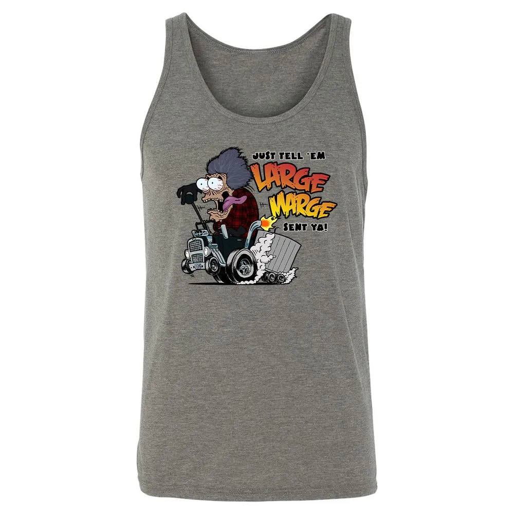 Unisex Jersey Tank - C6FCGCJY - Grey Triblend - 2
