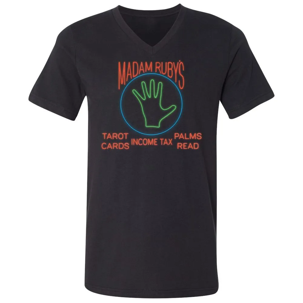 Unisex V-Neck T-Shirt - LCJFV8U6 - Black - 16
