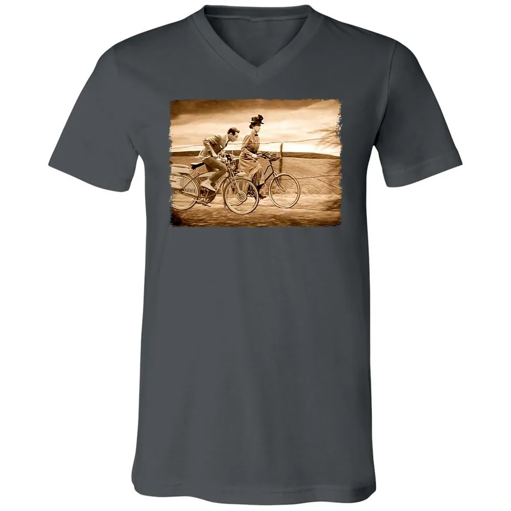 Unisex V-Neck T-Shirt - CMG53KM6 - Asphalt - 12