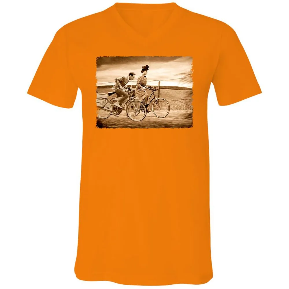 Unisex V-Neck T-Shirt - CMG53KM6 - Orange - 11