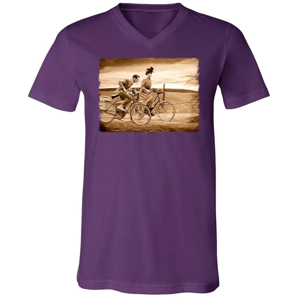 Unisex V-Neck T-Shirt - CMG53KM6 - Team Purple - 2