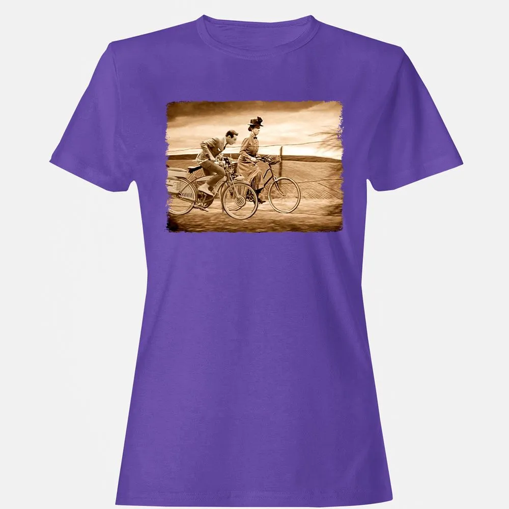 Women's T-Shirt - HNZY67J7 - Purple - 12