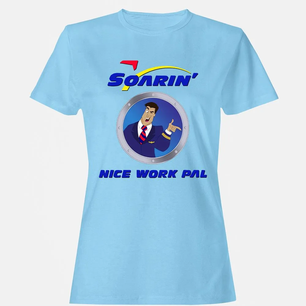 Women's T-Shirt - DA6EWL5X - Light Blue - 8