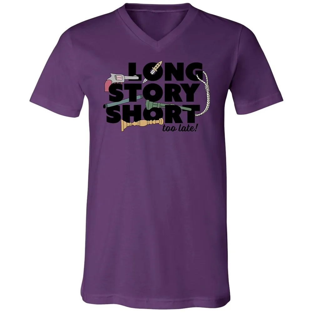 Unisex V-Neck T-Shirt - 11D8ZMA8 - Team Purple - 2