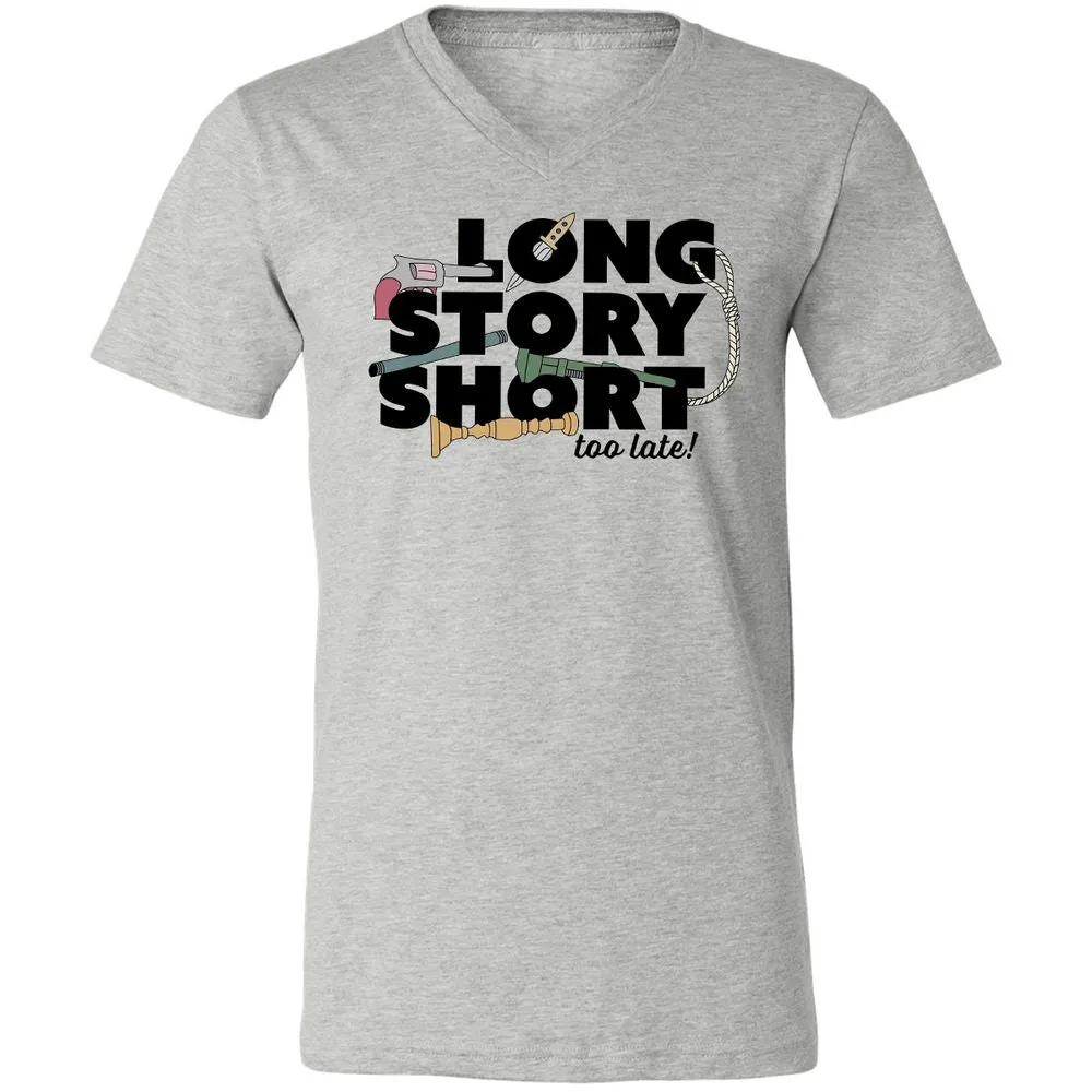 Unisex V-Neck T-Shirt - 11D8ZMA8 - Athletic Heather - 7