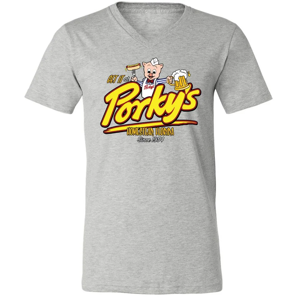 Unisex V-Neck T-Shirt - XSGT6M4Z - Athletic Heather - 7