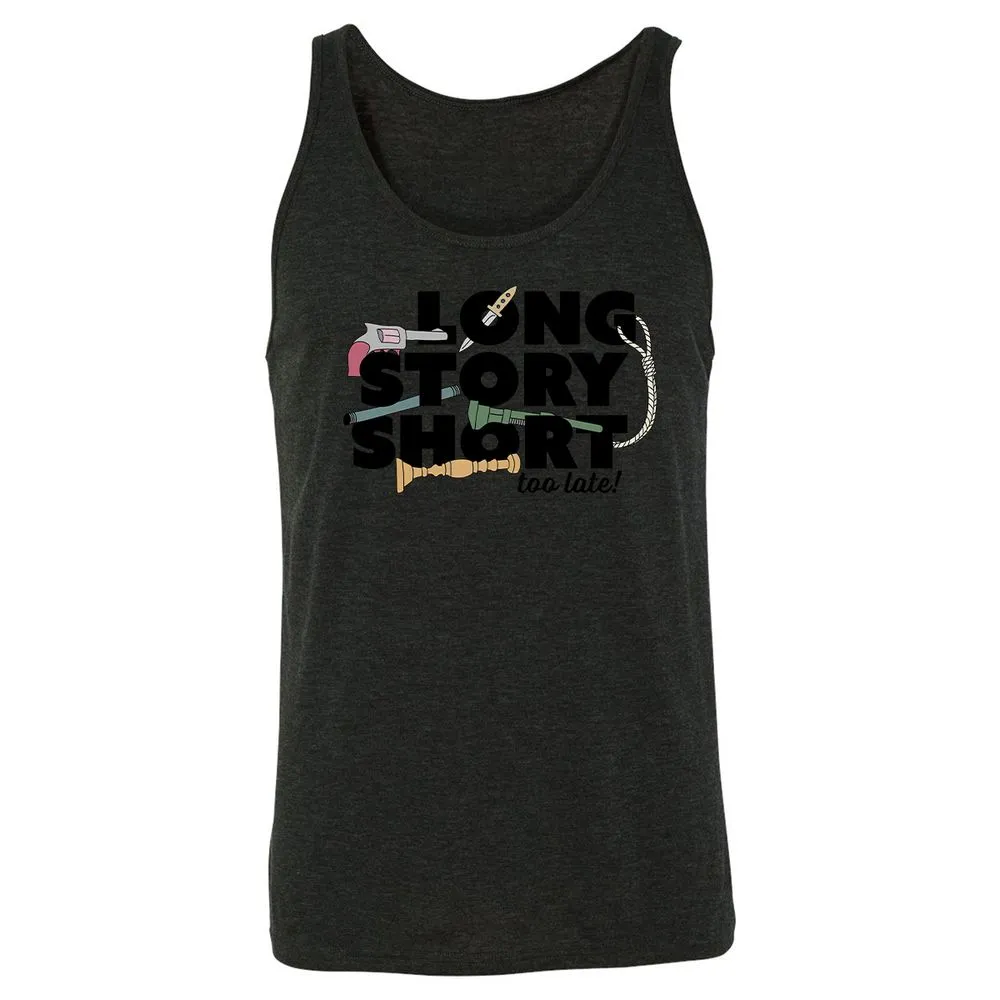 Unisex Jersey Tank - KT7LY6VQ - Charcoal Black Triblend - 5