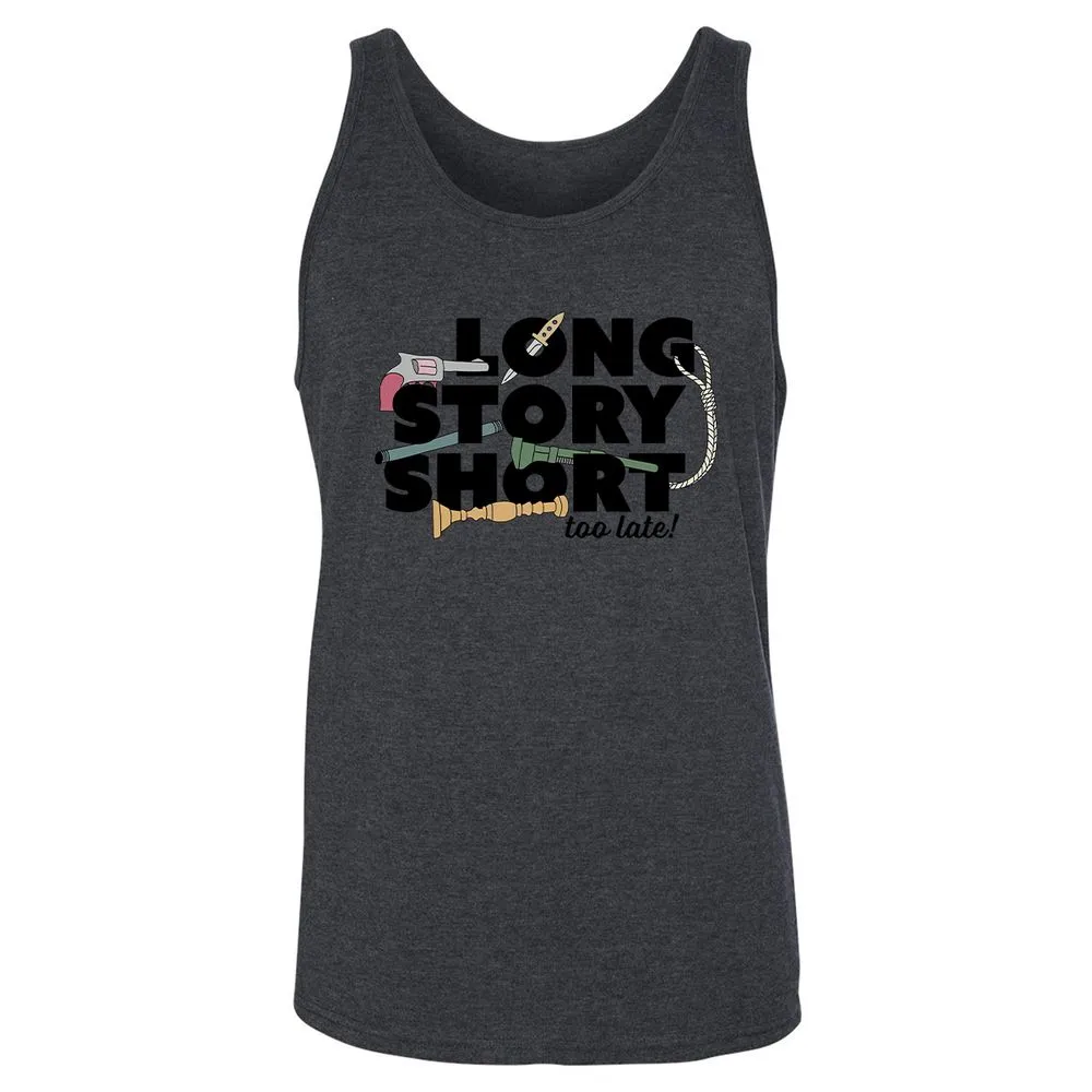 Unisex Jersey Tank - KT7LY6VQ - Dark Grey Heather - 6