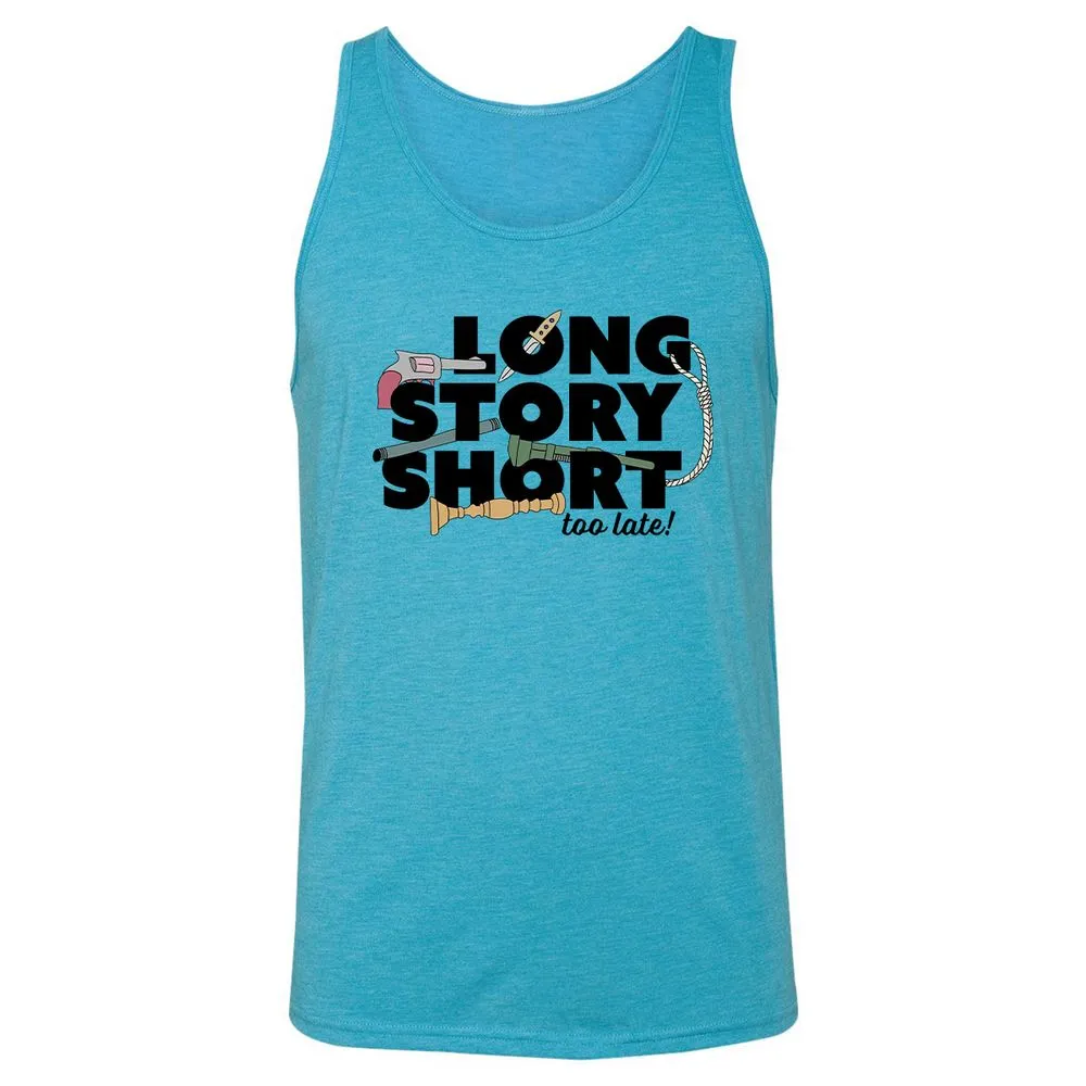 Unisex Jersey Tank - KT7LY6VQ - Aqua Triblend - 3